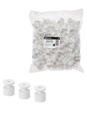 Изолятор пластиковый белый (100 шт) TDM (TDM ELECTRIC) SQ2804-0101