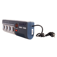 Стабилизатор напряжения релейный однофазный 1 кВА навесной (RUCELF) SRW-1000-D