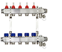 Коллекторная группа SSM-5RF set 5 контуров 1'X3/4' с расходомерами и кронштейнами (Ridan) 088U0955R