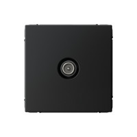 ARTGALLERY TV ТВ розетка проходная 4DB, механизм, карбон (Systeme Electric) GAL001092