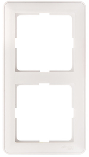 W59 Рамка 2 поста белая (Systeme Electric) KD-2-18