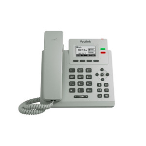 Телефон IP начального уровня  с 2-мя линиями, поддержка PoE, цвет светло-серый (Yealink) SIP-T31P Light Gray