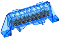 TEKFOR Шина N ноль в комбинированном DIN-изоляторе Стойка 6х9-9-С IEK (IEK) TF-NN10-09-DP-K07