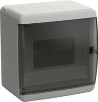Корпус пластиковый навесной на 6 модулей КМПн-6 IP41 TEKFOR Mini белый (IEK) TFM-KP73-N-06-41-K01-K01