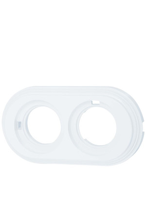 Лизетта Рамка 2-х постовая, пластик, цвет Белый (Bironi) BF1-620-21