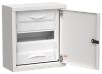 TITAN 5 Корпус металлический ЩРн-12 (1х12) 335х310х140мм IP31 белый (одна дверь) IEK (IEK) TI5-50-N-012-31