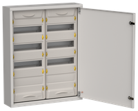 TITAN 5 Корпус металлический ЩРн-96 (2х48) 710х570х140мм IP31 серый (одна дверь) IEK (IEK) TI5-50-N-2X048-31-7035