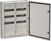 TITAN 5 Корпус металлический ЩРн-96 (2х48) 710х570х140 IP54 сер (IEK) TI5-50-N-2X048-54-7035