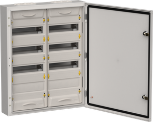 TITAN 5 Корпус металлический ЩРн-96 (2х48) 710х570х140 IP54 сер (IEK) TI5-50-N-2X048-54-7035