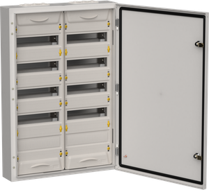 TITAN 5 Корпус металлический ЩРн-120 (2х60) 835х570х140 IP54 сер (IEK) TI5-50-N-2X060-54-7035