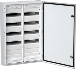 TITAN 5 Корпус металлический ЩРн-120 (2х60) 835х570х140 IP54 белый (IEK) TI5-50-N-2X060-54