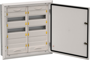 TITAN 5 Корпус металлический ЩРв-72 (2х36) 630х625х130мм IP31 серый (одна дверь) (IEK) TI5-50-V-2X036-31-7035