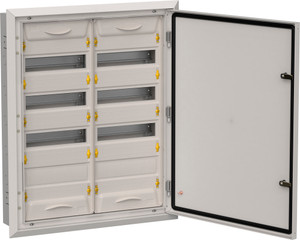 TITAN 5 Корпус металлический ЩРв-96 (2х48) 755х625х130мм IP31 серый (одна дверь) (IEK) TI5-50-V-2X048-31-7035