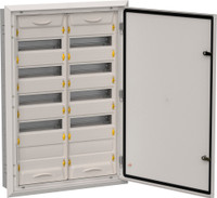 TITAN 5 Корпус металлический ЩРв-120 (2х60) 880х625х130мм IP31 серый (одна дверь) (IEK) TI5-50-V-2X060-31-7035