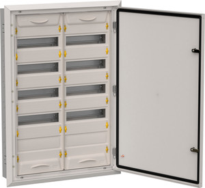 TITAN 5 Корпус металлический ЩРв-120 (2х60) 880х625х130мм IP31 серый (одна дверь) (IEK) TI5-50-V-2X060-31-7035
