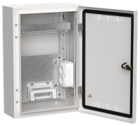 TITAN 5 Корпус мультимедиа ЩРн-24 (1х24) 460х310х140мм IP30 белый IEK (IEK) TI5-51-N-024-30