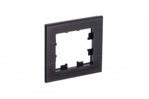 Рамка однопостовая ATLASDESIGN NATURE, МЕТАЛЛ ОНИКС (Systeme Electric) ATN312301