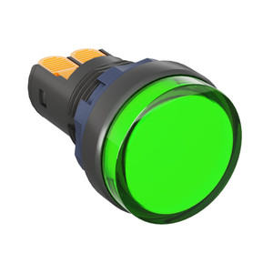 Индикатор сигнальный со встроенным диодом 220В, зеленый (DKC) M22L-F220GPP