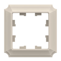 ATLASDESIGN ANTIQUE 1-постовая рамка, БЕЖЕВЫЙ (Systeme Electric) ATN100201