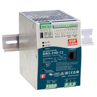 Блок питания AC-DC с функцией UPS c MODBus интерфейсом, 240Вт, вход 90-305В АС,127-431В DC, выход:12В, выход зарядного устройства: 0-15В,0-20 А, в корпусе (Mean Well) DRS-240-12