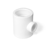 Тройник переходной 50x40x50 полипропиленовый PPR белый (PRO AQUA) PA14552P