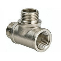 Тройник ВНН 3/4'х3/4'х3/4' переходной, никелированный (Aquadeel) BFN-011-602
