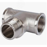 Тройник ВНВ 1/2'х1/2'х1/2' переходной, никелированный (Aquadeel) BFN-011-401