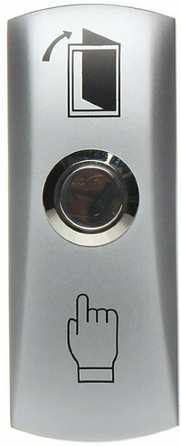 Кнопка выхода накладная металическая 81х32х25мм (Tantos) TS-CLICK