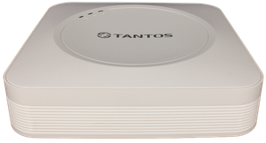 Видеорегистратор 4-х канальный мультиформатный (4 HD +2 IP камеры) до 4 каналов звука (аудио по коаксиалу) (Tantos) TSr-UV0418