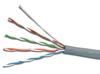 Витая пара U/UTP кат 5e 4х2х0.48 AWG24 Standart PVC IN (SkyNet) UTP 4x2x0,5 5е in/Cu.