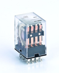 Реле промежуточное 4 конт. с LED инд. 5А 230В AC ПР-102 (Dekraft) 23900DEK