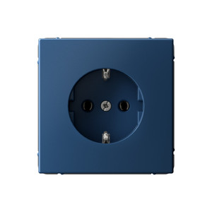 ARTGALLERY РОЗЕТКА с заземлением, 16А, механизм, быстрозажимные клеммы, аквамарин (Systeme Electric) GAL001143S