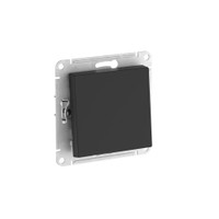 ATLASDESIGN 1-клавишный ПЕРЕКЛЮЧАТЕЛЬ, сх.6, 10АХ, быстрозажимные клеммы, КАРБОН (Systeme Electric) ATN001061S