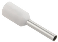 Наконечник кабельный НШвИ 0.75-8 белый Е7508      (100шт) (IEK) UGN10-C75-02-08