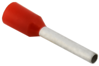 Наконечник НШВИ 1,0-10 темно-красный (100шт/упак) IEK (IEK) UGN11-001-010-100