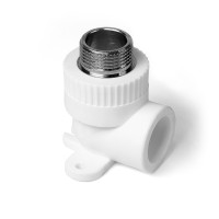 Водорозетка 20x1/2' НР полипропиленовая PPR белая (PRO AQUA) PA28108P