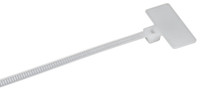 Хомут P6.6 маркерный белый 2.5х200мм 100шт/упак IEK (IEK) UHH14-D025-200-100-K01