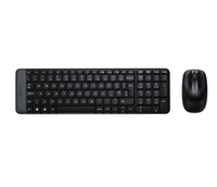 Комплект клавиатура + мышь беспроводной MK220, 104 клавиши, 1000 dpi, черный (Logitech) 920-003169