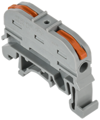 Строительно-монтажная клемма СМК 222-4111D проходная на DIN-рейку (50шт/упак) IEK (IEK) UKZ20-4111D-050