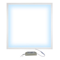 Светильник светодиодный потолочный встраиваемый дневной свет (6500K) корпус белый в комплекте с источником питания (Uniel) ULP-6060-36W/6500K EFFECTIVE WHITE