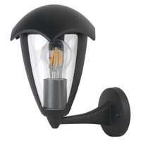 Светильник уличный, под лампу Е27. Архитектурный накладной. UUL-S80A 60W/E27 IP54 BLACK Корпус черный. TM . (Uniel) UL-00006812