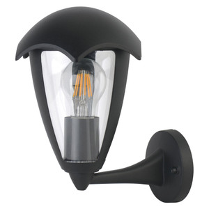 Светильник уличный, под лампу Е27. Архитектурный накладной. UUL-S80A 60W/E27 IP54 BLACK Корпус черный. TM . (Uniel) UL-00006812