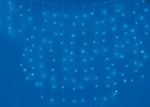 Бахрома светодиодная 1,8м 48 светодиодов Синий свет Провод прозрачный ULD-B1805-048/DTA BLUE IP20 (Uniel) UL-00007206