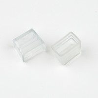 Изолирующий зажим заглушка UCW-N11 CLEAR 025 POLYBAG для светодиодных лент ULS-N11 NEON 24В 8x16мм цвет прозрачный 25 штук в пакете (Uniel) UL-00009277