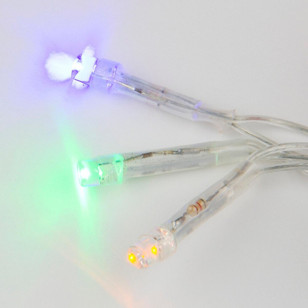 Гирлянда светодиодная 10м 90 светодиодов Разноцветный свет Провод прозрачный ULD-S1000-090/STA MULTI IP20 (Uniel) UL-00007179