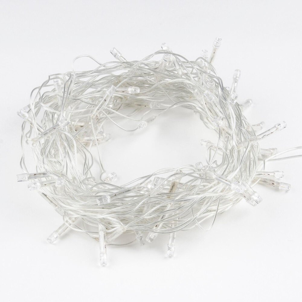 Гирлянда светодиодная 10м 90 светодиодов Разноцветный свет Провод прозрачный ULD-S1000-090/STA MULTI IP20 (Uniel) UL-00007179