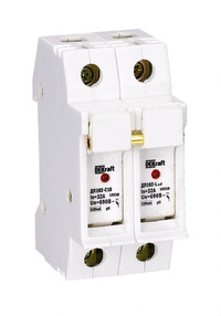 Держатель предохранителя типа C10 со светодиодной индикацией 2п ДП-102 (Dekraft) 21384DEK