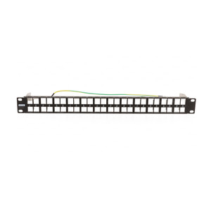 Наборная патч-панель NTSS PREMIUM 1U для 48 разъемов типа Keystone (NTSS) NTSS-RP-PM-1U-48-FTP-KJ
