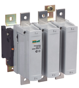 Контактор КМ103-630A-220B-11 (Dekraft) 22166DEK