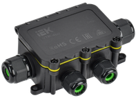 Коробка распред. герметичная WTP-405 6 вводов IP68 (IEK) UWB10-X-450-41-06-68